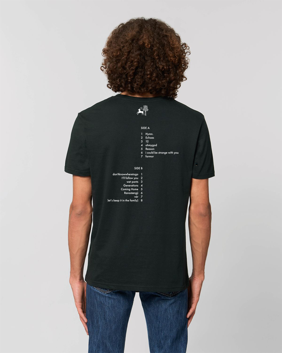 FAY WILDHAGEN SORT T-SKJORTE