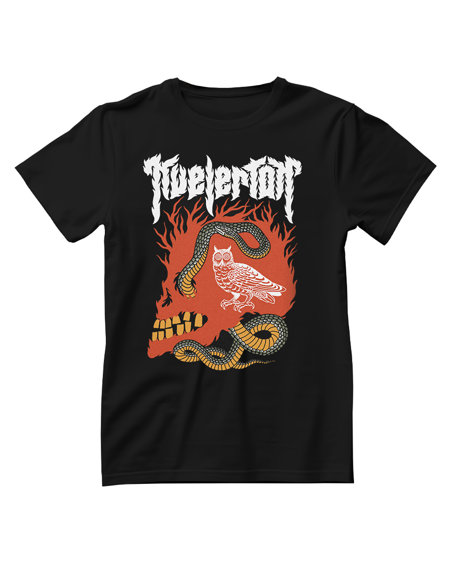 RED SCULL T-SHIRT