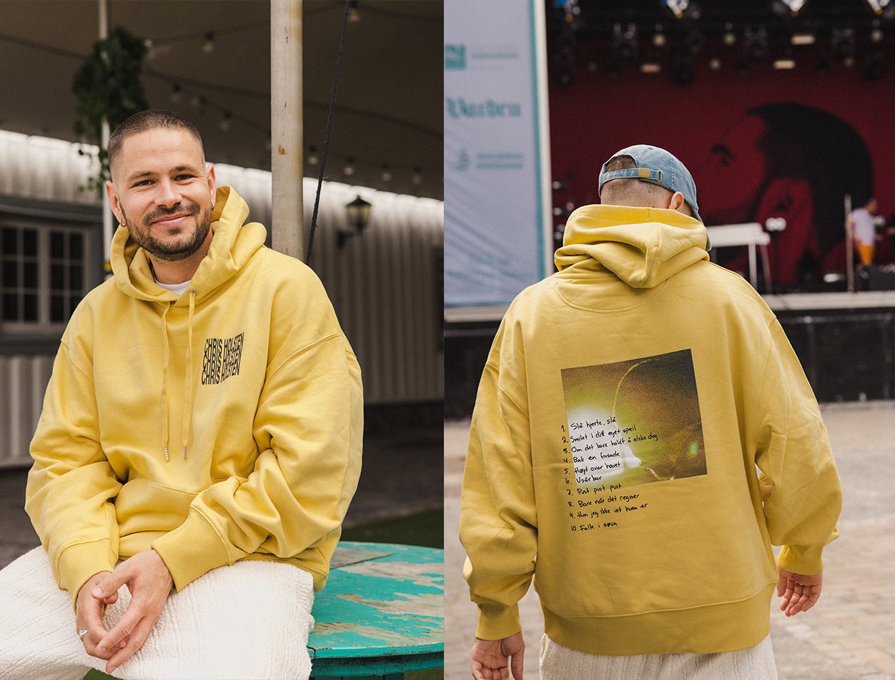 Bak En Fasade Gul Hettegenser